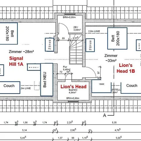 Kinderklinik Dachwohnung Lion's Head 1b